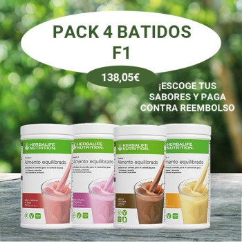 Pack 4 batidos